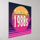 Geboren in 1980, Millennials, Gen X, Geboortejaar Folie Afdrukken (Laagn)