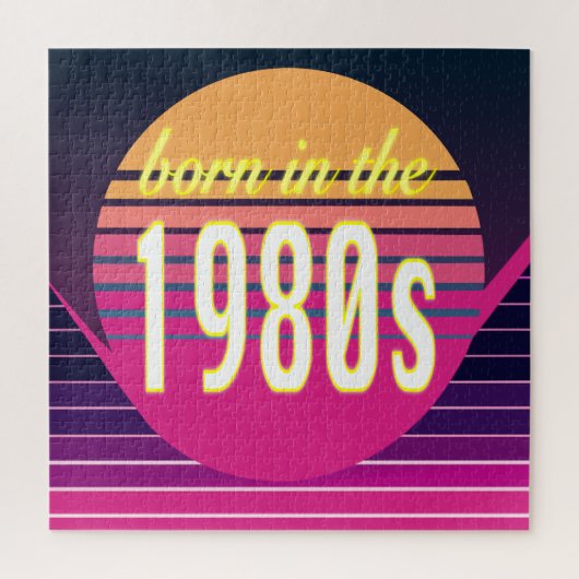 Geboren in 1980, Millennials, Gen X, Geboortejaar Legpuzzel (Verticaal)