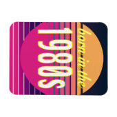 Geboren in 1980, Millennials, Gen X, Geboortejaar Magneet (Horizontaal)