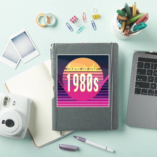 Geboren in 1980, Millennials, Gen X, Geboortejaar Sticker (iPad Cover)