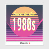 Geboren in 1980, Millennials, Gen X, Geboortejaar Sticker (Vel)