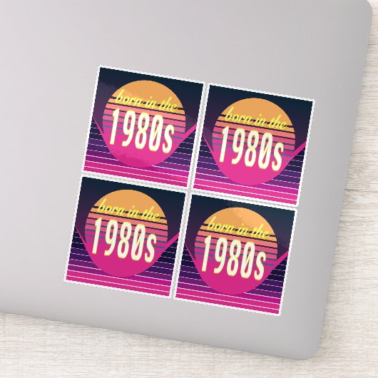 Geboren in 1980, Millennials, Gen X, Geboortejaar Sticker (Detail)