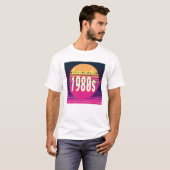 Geboren in 1980, Millennials, Gen X, Geboortejaar T-shirt (Voorkant volledig)
