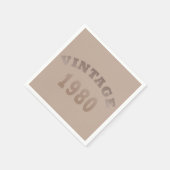 Geboren in 1980 op  verjaardag servet (Hoek)