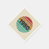 Geboren in 1980 op  verjaardag servet (Hoek)