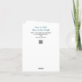 Geboren in 1980 Plechtige feiten Kaart (Achterkant)