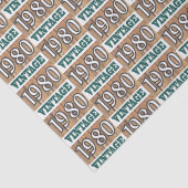 Geboren in 1980 tissuepapier (Detail)