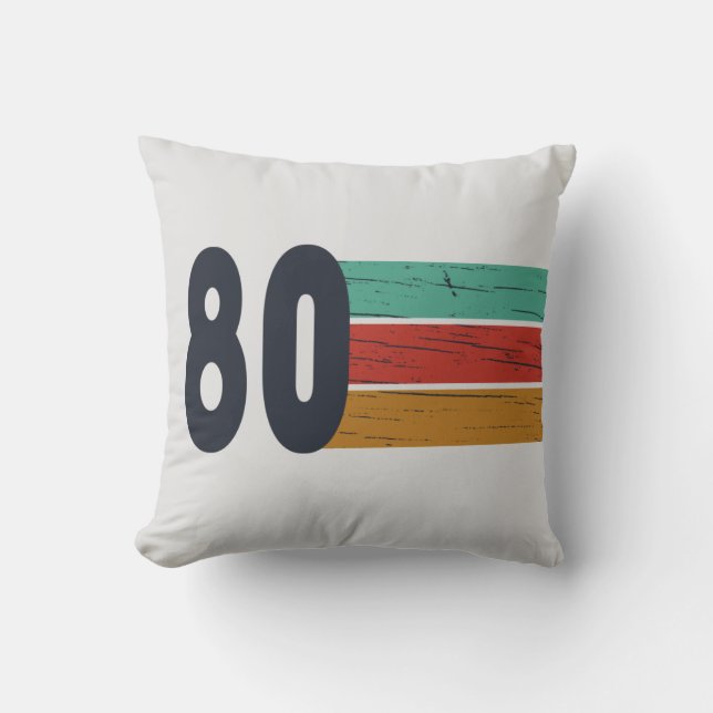 Geboren in 1980  verjaardagscadeau kussen (Voorkant)