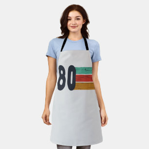 Geboren in 1980  verjaardagscadeau schort