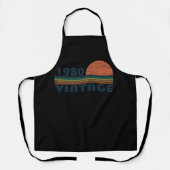 Geboren in 1980  verjaardagscadeau schort (Voorkant)