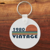 Geboren in 1980  verjaardagscadeau sleutelhanger (Voorkant)