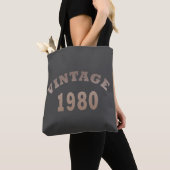 Geboren in 1980  verjaardagscadeau tote bag (Dichtbij)