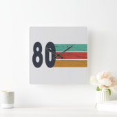 Geboren in 1980  verjaardagscadeau vierkante klok (Huis)