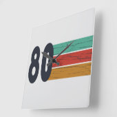 Geboren in 1980  verjaardagscadeau vierkante klok (Hoek)