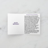 Geboren in 1981, Birthday Fun Facts Kaart (Binnen)