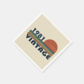 Geboren in 1981 op  verjaardag servet (Hoek)