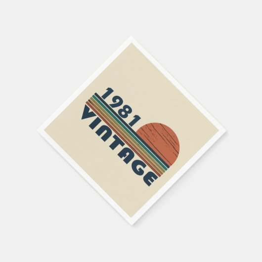 Geboren in 1981 op  verjaardag servet (Hoek)