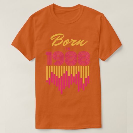 Geboren in 1981 t-shirt (Design voorkant)