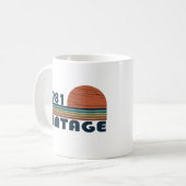 Geboren in 1981  verjaardagscadeau koffiemok (Voorkant links)