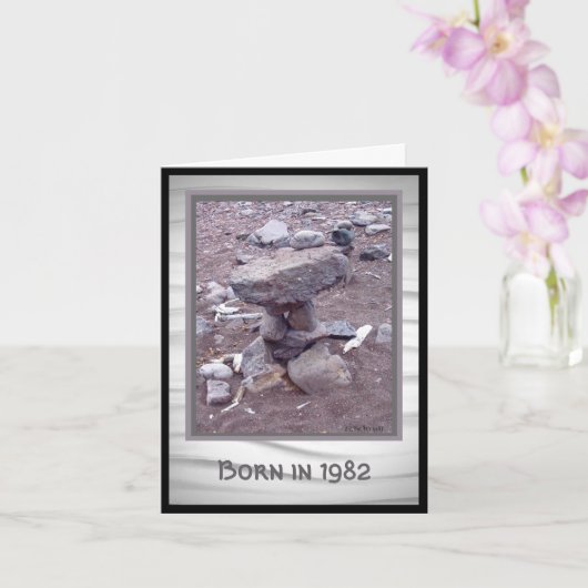 Geboren in 1982, Kaart van de 'Birthday'-wedstrijd (Orchidee)