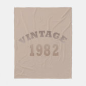 Geboren in 1982 op  verjaardag fleece deken (Voorkant)