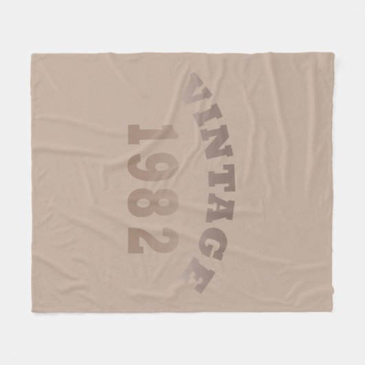 Geboren in 1982 op  verjaardag fleece deken (Voorkant (Horizontaal))