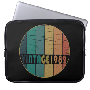 Geboren in 1982 op verjaardag laptop sleeve