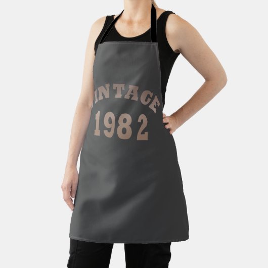 Geboren in 1982 op verjaardag schort (Insitu)