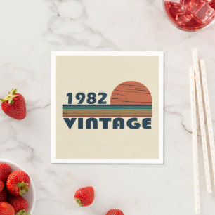Geboren in 1982 op  verjaardag servet