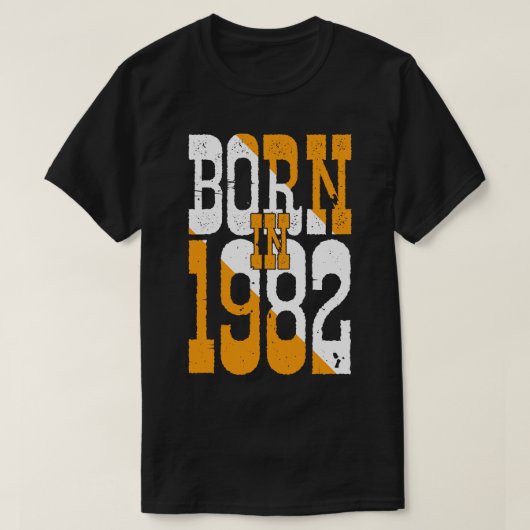 Geboren in 1982 t-shirt (Design voorkant)