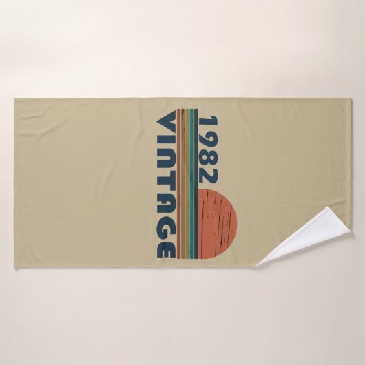 Geboren in 1982  verjaardagscadeau badhanddoek (Badhanddoek)