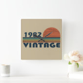 Geboren in 1982  verjaardagscadeau vierkante klok (Huis)