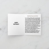 Geboren in 1983, Kaart van de 'Birthday'-wedstrijd (Binnen)