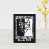 Geboren in 1983, Kaart van de 'Birthday'-wedstrijd (Gele Bloem)