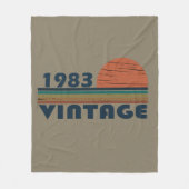 Geboren in 1983 op verjaardag fleece deken (Voorkant)