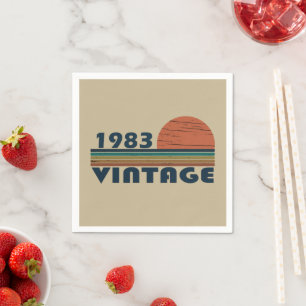 Geboren in 1983 op  verjaardag servet