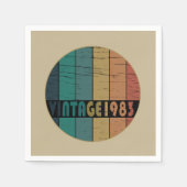 Geboren in 1983 op  verjaardag servet (Voorkant)