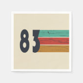 Geboren in 1983 op  verjaardag servet (Voorkant)