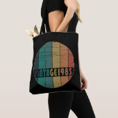 Geboren in 1983 op  verjaardag tote bag (Dichtbij)