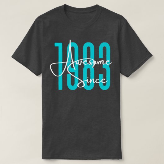 Geboren in 1983 t-shirt (Design voorkant)