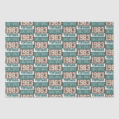 Geboren in 1983 tissuepapier (Voorkant)