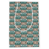 Geboren in 1983 Verjaardag Cadeau Medium Cadeauzakje (Voorkant)