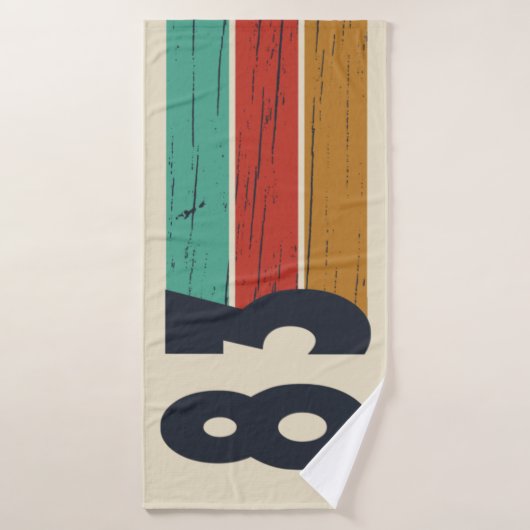 Geboren in 1983  verjaardagscadeau badhanddoek (Badhanddoek)