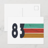 Geboren in 1983  verjaardagscadeau feestdagenkaart (Voorkant / Achterkant)