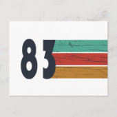 Geboren in 1983 verjaardagscadeau feestdagenkaart (Voorkant)