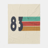 Geboren in 1983 verjaardagscadeau fleece deken (Voorkant)