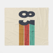 Geboren in 1983  verjaardagscadeau fleece deken (Voorkant (Horizontaal))