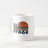 Geboren in 1983  verjaardagscadeau koffiemok (Voorkant links)