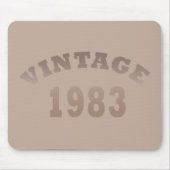 Geboren in 1983  verjaardagscadeau muismat (Voorkant)