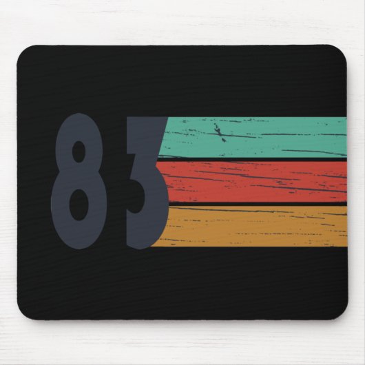 Geboren in 1983  verjaardagscadeau muismat (Voorkant)